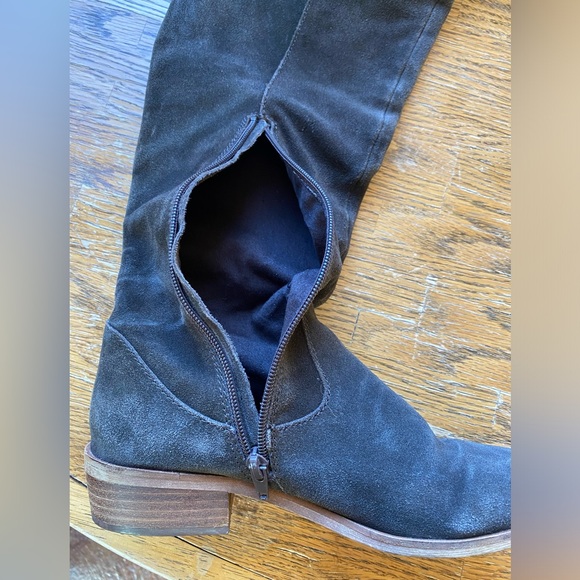 STEVEN by Steve Madden Elodie Tall Suede Boots 7.5 - Picture 6 of 10